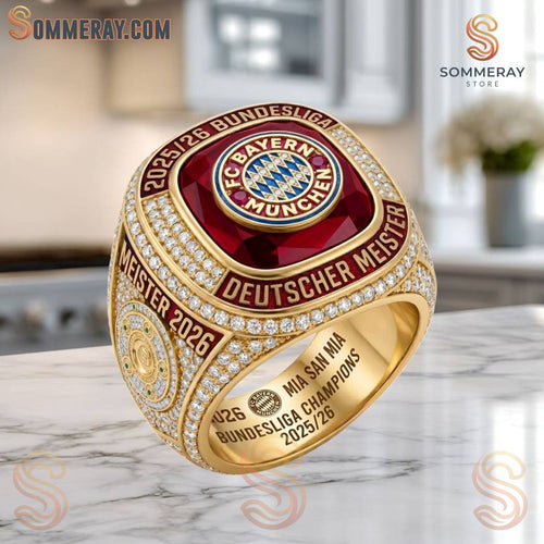 FC Bayern Munich 2025/26 Bundesliga Champions Deutscher Meister Ring