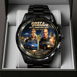 Fast & Furious 25th Anniversary 2026 Black Stainless Steel Watch – TANTN19147