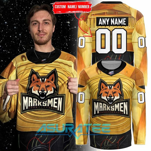 Fayetteville Marksmen x 2026 Star Wars Night Hockey Jersey