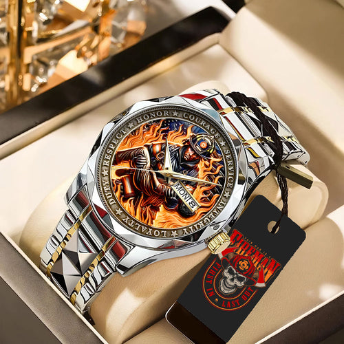 Firefighter Alloy Luxury Quartz Watch – TANTN 14863