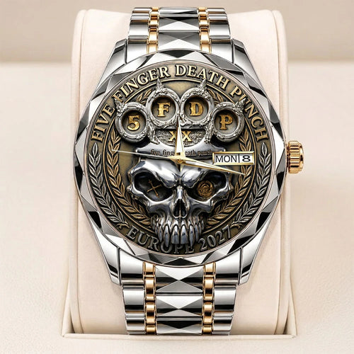 Five Finger Death Punch Tour 2027 Alloy Luxury Quartz Watch - TANTN25050
