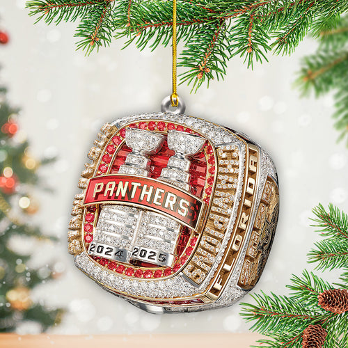 Florida Panthers Custom Shape 2-sided Acrylic Ornament – TANTN17250