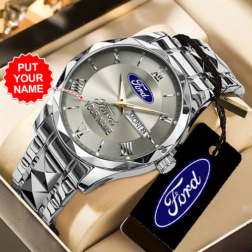 Personalized Ford Alloy Luxury Quartz Watch – TANTN20928