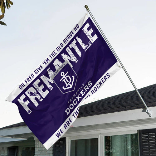 Fremantle Dockers 3D Double-side House Flag – TANTN24921