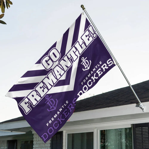 Fremantle Dockers 3D Double-side House Flag – TANTN24922