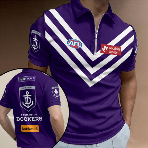 Fremantle Dockers Zip Polo Shirt – TANTN23910