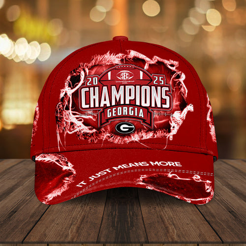 Georgia Bulldogs Football 2025 SEC Champions Classic Cap – HOATT14979