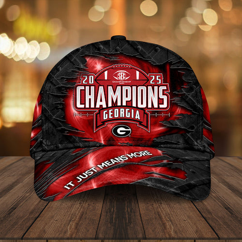 Georgia Bulldogs Football 2025 SEC Champions Classic Cap – HOATT14980