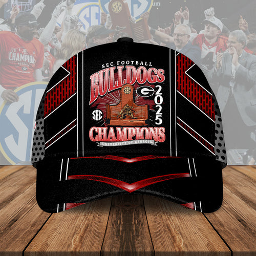 Georgia Bulldogs Football 2025 SEC Champions Classic Cap – HOATT14985