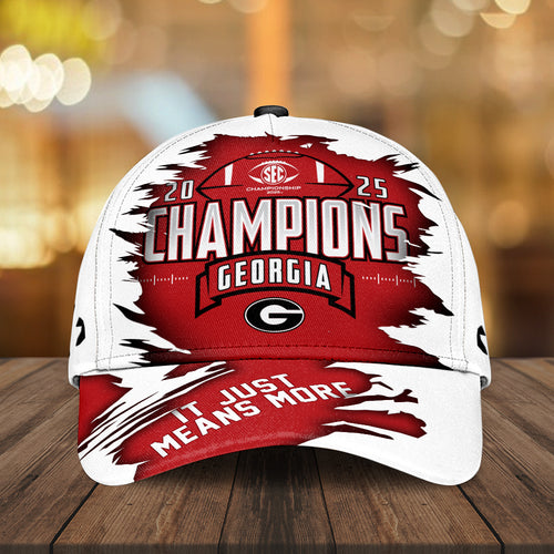 Georgia Bulldogs Football 2025 SEC Champions Classic Cap – MAITM14001