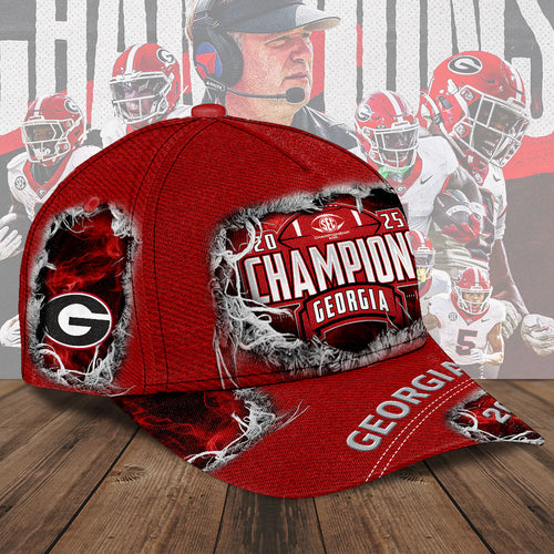 Georgia Bulldogs Football 2025 SEC Champions Classic Cap – TMTHU2504