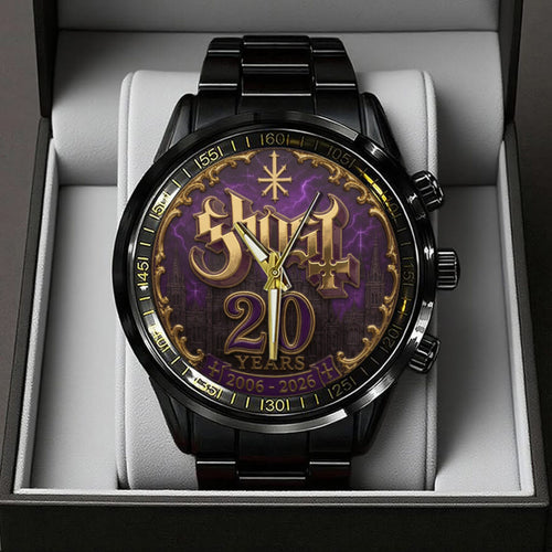 Ghost Band 20th Anniversary Black Stainless Steel Watch - TANTN24531