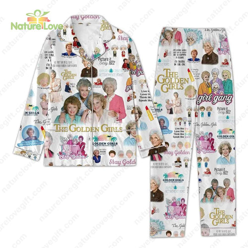 Girl Gang The Golden Girls Stay Golden Pajamas Set