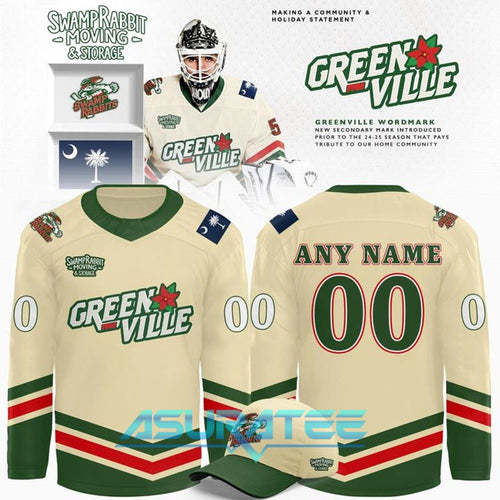 Greenville Swamp Rabbits Moving Storage Limited Edition Hockey Jersey