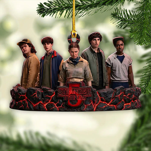 Stranger Things 10th Anniversary Custom Shape 2-sided Acrylic Ornament – HOATT15090