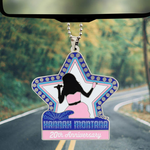 Hannah Montana 20th Anniversary Custom shape 2-sided Acrylic Car Ornament – TANTN21837