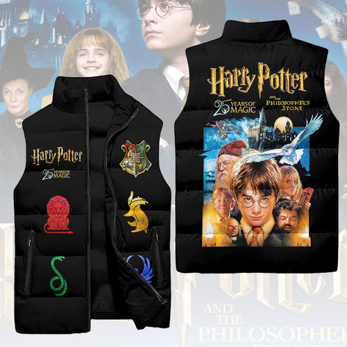 Harry Potter 25th Anniversary 3D Sleeveless Down Jacket – HOATT15228