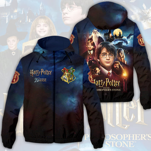 Harry Potter 25th Anniversary 3D Windbreaker Jacket – HOATT15319