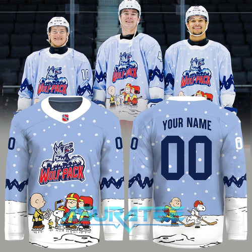 Hartford Wolf Pack x Peanuts Limited Edition Hockey Jersey