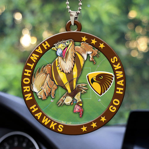 Hawthorn FC Custom Shape 2-sided Acrylic Car Ornament – HOATT13357