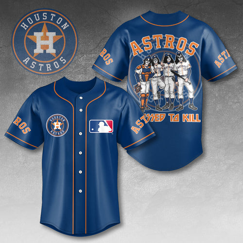 Houston Astros x KISS Baseball Jersey – HOATT13409