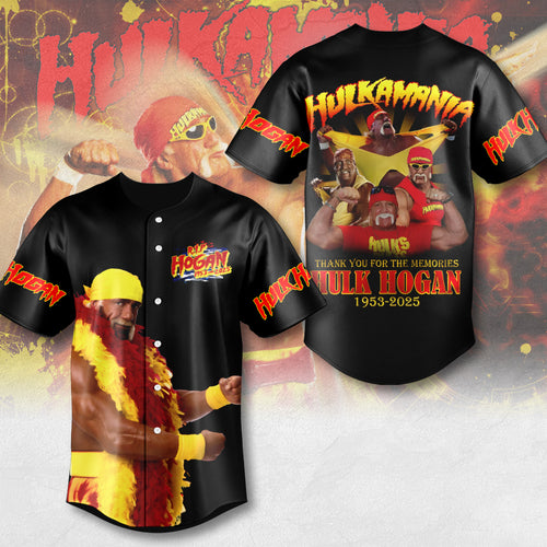 Hulk Hogan Baseball Jersey – MAITM 12361