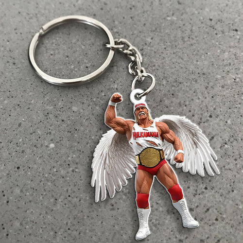 Hulk Hogan Custom Shape 1-sided Keychain – MAITM 12422
