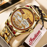 Indian Motorcycle 125th Anniversary Alloy Luxury Quartz Watch – TMTHU9035