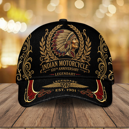 Indian Motorcycle 125th Anniversary Classic Cap – TMTHU8531