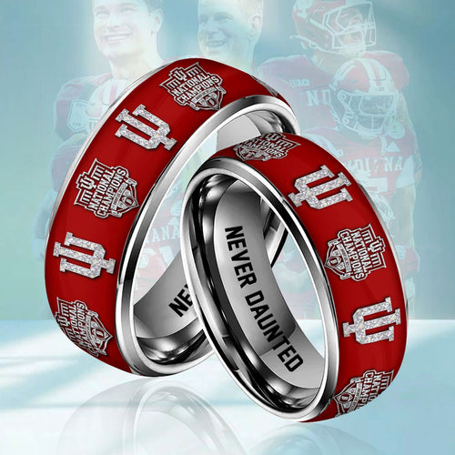 Indiana Hoosiers Football 2025 National Champions Custom Alloy Ring – HOATT15805