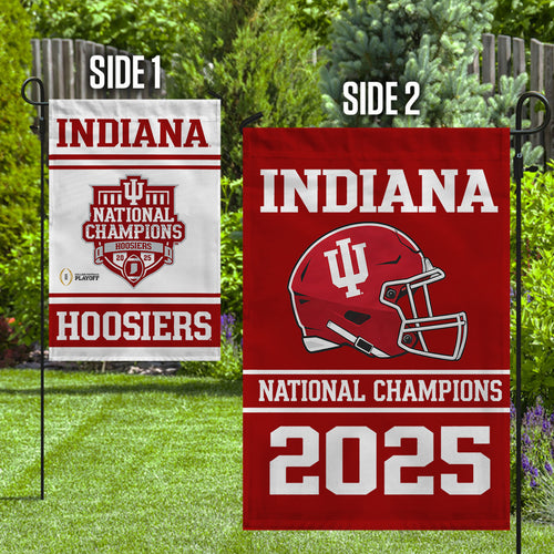 Indiana Hoosiers Football 2025 National Champions Double-side Garden Flag – TANTN20690