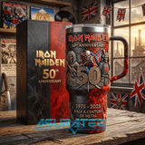 Iron Maiden 50th Anniversary Commemorative Collector Edition Tumbler