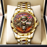 Iron Maiden Alloy Luxury Quartz Watch - HOATT19311