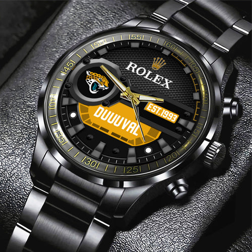 Jacksonville Jaguars x Rolex Black Stainless Steel Watch – MAITM13210
