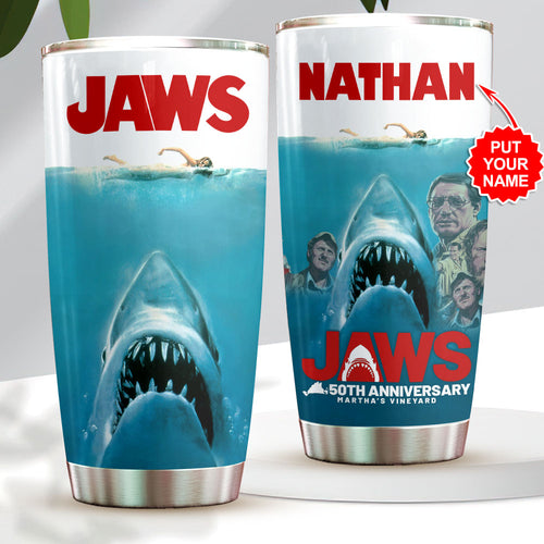 Personalized Jaws Tumbler Cup – HOATT 10089