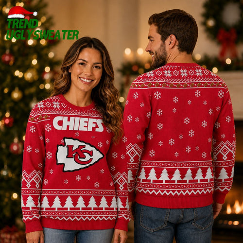Kansas City Chiefs Winter Wonderland Ugly Christmas Sweater