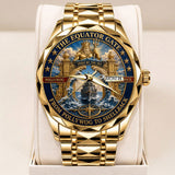 US Navy Crossing the Line Alloy Luxury Quartz Watch - TANTN24257