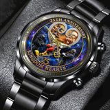 Kingdom Hearts 25th Anniversary Black Stainless Steel Watch - TMTHU7526