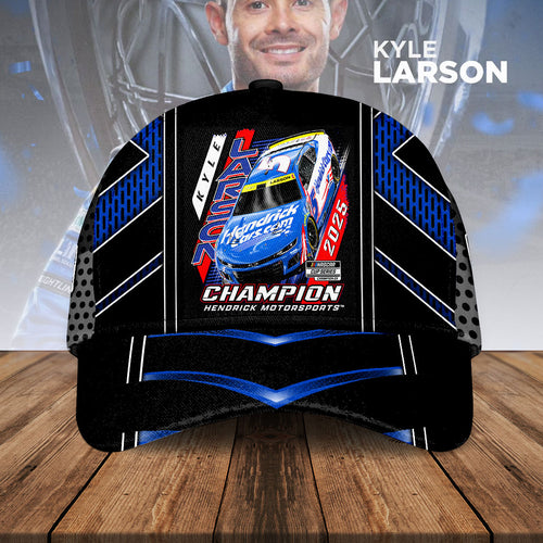 Kyle Larson 2025 NASCAR Cup Series Champion Classic Cap – HOATT14356