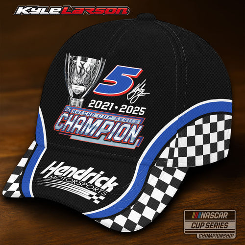 Kyle Larson 2025 NASCAR Cup Series Champion Classic Cap – HOATT14402