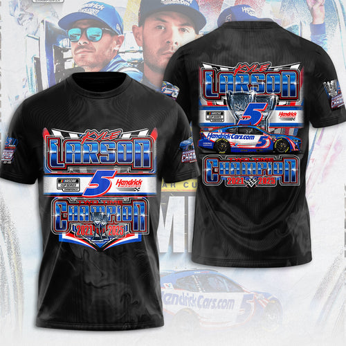 Kyle Larson 2025 NASCAR Cup Series Champion 3D Apparel – TANTN18297