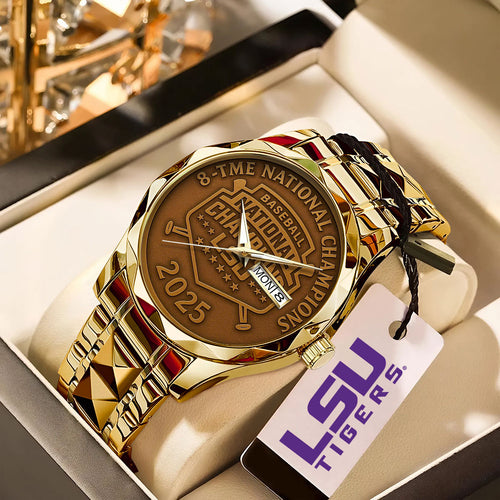 LSU Tigers Baseball Alloy Luxury Quartz Watch – TANTN 14023