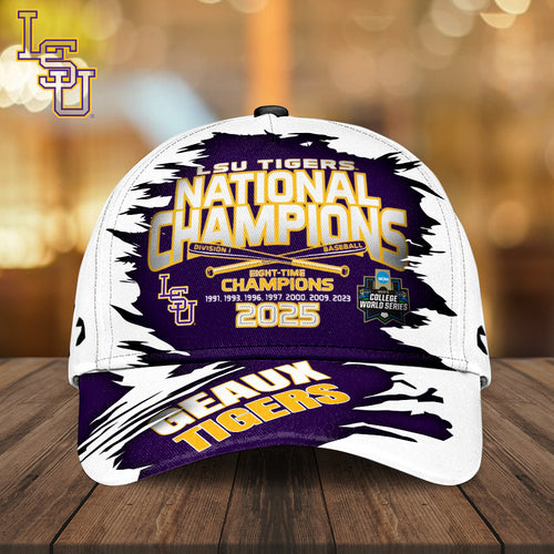 LSU Tigers Baseball 2025 National Champions Classic Cap – MAITM 11921