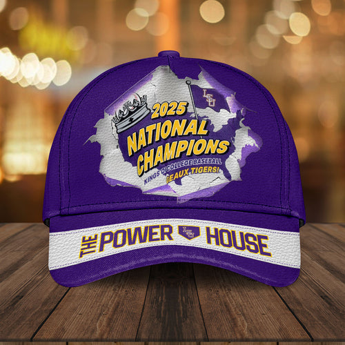 LSU Tigers Baseball 2025 National Champions Classic Cap – HOATT 11518