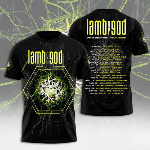 Lamb of God Tour 2026 3D Apparel – TANTN22570