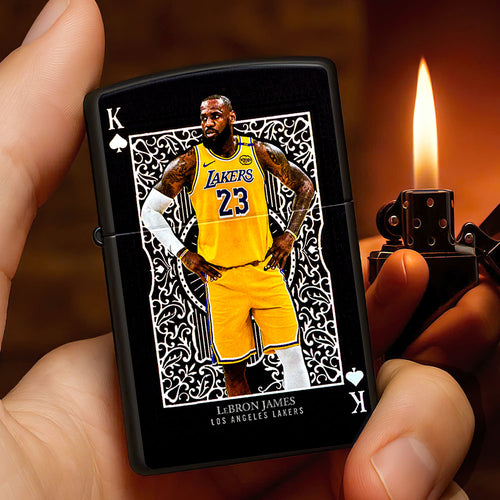 LeBron James x Los Angeles Lakers Zippo Lighter Case (No Insert) – GNE4499