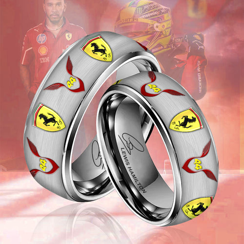 Scuderia Ferrari x Lewis Hamilton Custom Alloy Ring – MAITM 12011