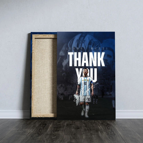 Lionel Messi x Argentina National Football Team Rectangle Canvas With Inner Frame – TANTN25324