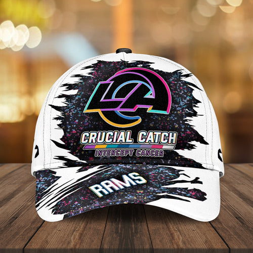 Los Angeles Rams x Crucial Catch Intercept Cancer Classic Cap – MAITM12965
