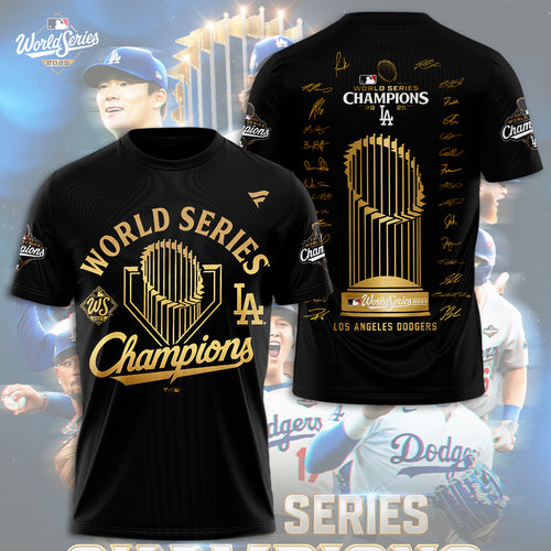 Los Angeles Dodgers 2025 World Series Champions 3D Apparel – HOATT14304